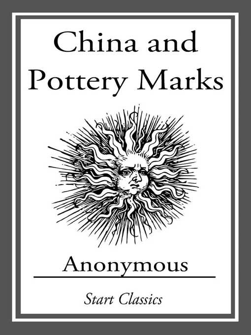 Title details for China and Pottery Marks by Anonymous - Available